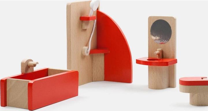 Actual product image Goki 51717 Dollhouse Accessories Dollhouse Bathroom