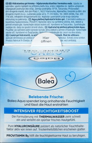 Produktbild dm Balea Aqua Feuchtigkeits Creme-Gel (50 ml, Tagescreme)