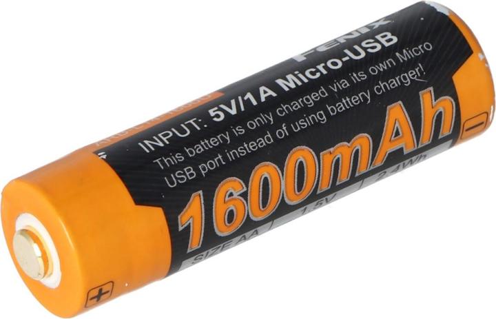 Actual product image Fenix AA LR6 rechargeable battery