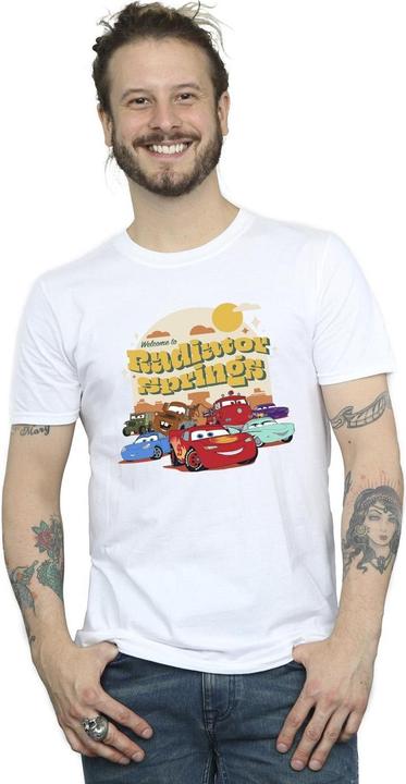 Immagine prodotto Disney Cars Radiator Springs Group Maglietta Uomo (4XL)
