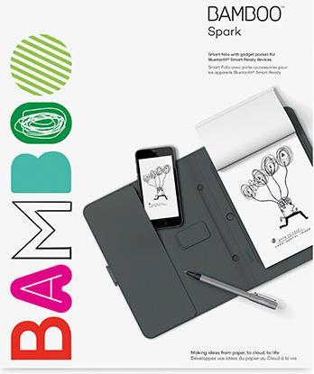 Actual product image Wacom Bamboo Spark, mobile phone case