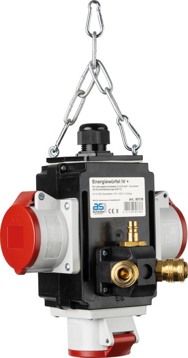 As - Schwabe Energy cube with compressed air connection (3 x, CEE)