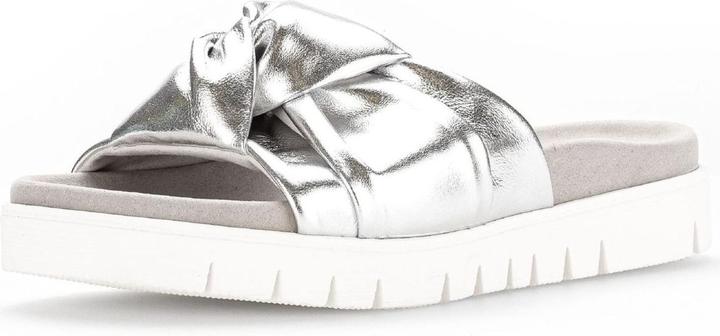 shine metallic silver