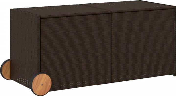 Image du produit VidaXL Gartentruhe mit Rollen 283L