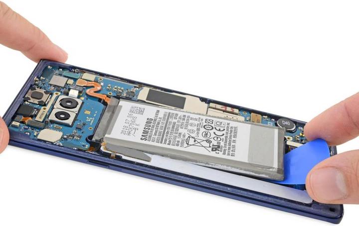 Actual product image Samsung EB-BN960ABE 4000 mAh battery