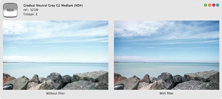 Actual product image Cokin XL filtr X121M Gradual Neutral Grey G2 Medium (ND4) (0.6) (Neutral density filter, 0.60 mm)