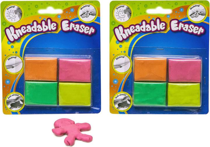 Image du produit No Name Gomme malléable, 4 pièces