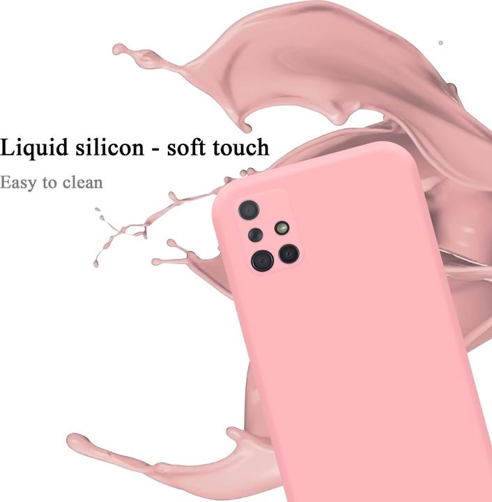 Actual product image Cadorabo TPU Liquid Silicone Case Cover (Samsung Galaxy A71)