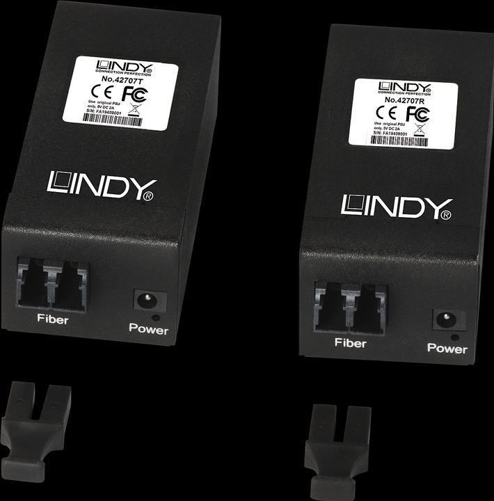 Produktbild Lindy USB 3.1 / 3.0 LWL/Fibre Optic Extender 400m (400 m, USB 3.0, USB 3.1, 5 W)