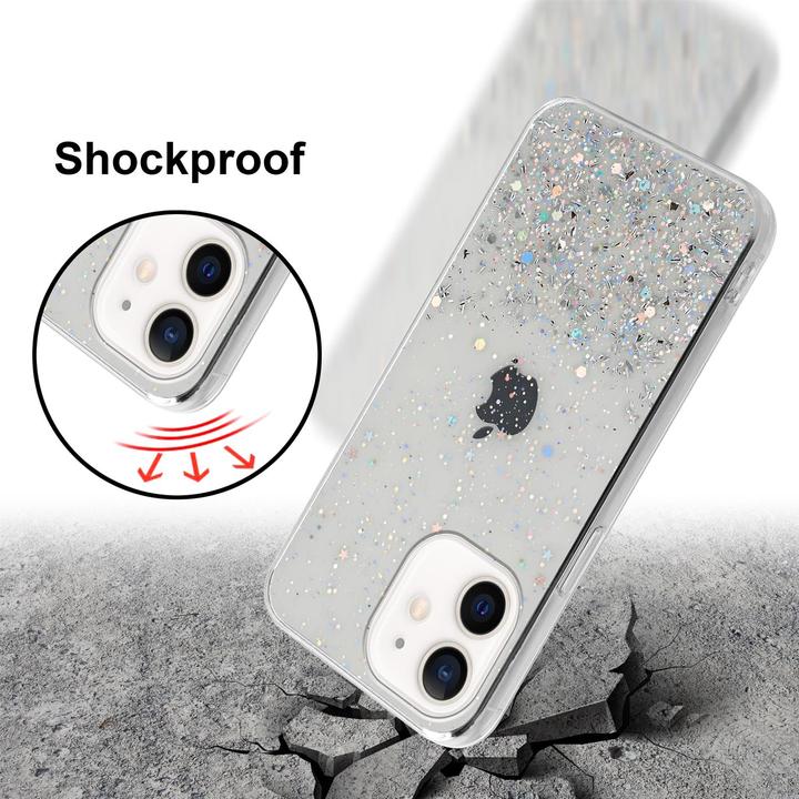 Image du produit Cadorabo Coque TPU funkelnder Glitter (Apple iPhone 12 mini)