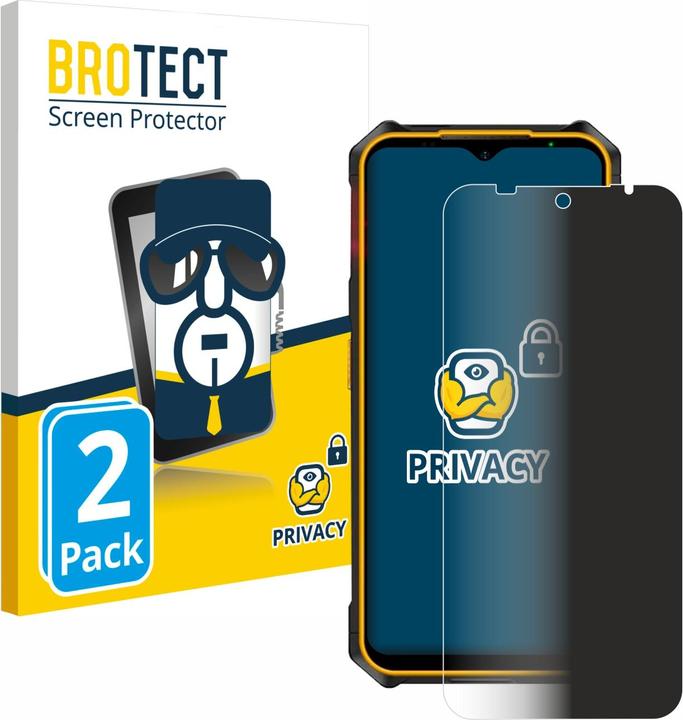 Immagine prodotto BROTECT Pellicola privacy antispia Pellicola di protezione dalla luce blu (2 Pezzo/i, Ulefone Armor X13)