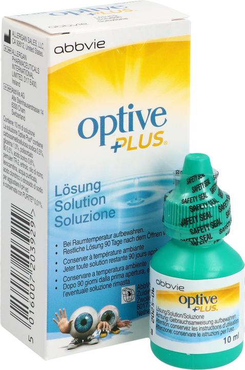Image du produit Optive Plus Gouttes pour les yeux Fl (10 ml, Gouttes pour les yeux Plus 10 ml)