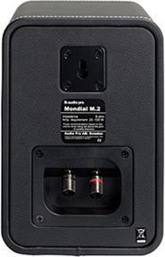 Actual product image Audio Pro Mondial M.2, 1 pair of shelf speakers, black leather