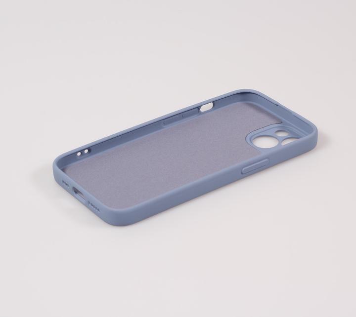 Produktbild PhoneLook Hülle Soft-Shell silikon cover mit MagSafe und Kameraschutz grau (Apple iPhone 15)
