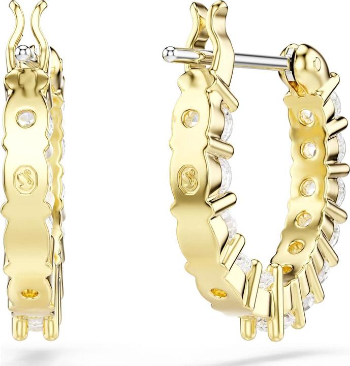 Image du produit Swarovski Matrix Vittore Kreolen Rundschliff Weiss Goldlegierungsschicht