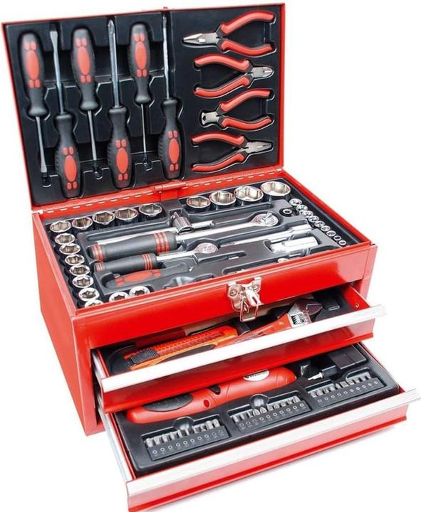 Image du produit Mannesmann Ensemble d'outils de bricolage 156 partie (156 pièces)
