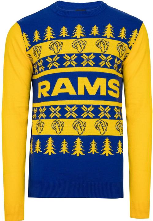 Foco NFL Ugly Sweater XMAS Strick Pullover Los Angeles Rams - XXL (XXL)