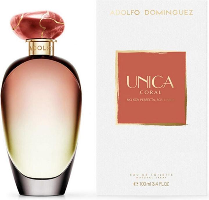 Actual product image Adolfo Dominguez Unica Coral Eau De Toilette Spray 50ml (Eau de toilette, 50 ml)