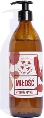 Actual product image Mydlarnia Cztery Szpaki $MYDŁO W PŁYNIE MIŁOŚĆ 500ML (Liquid soap, 500 ml)