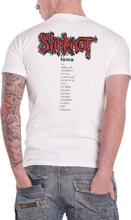 Produktbild Slipknot Erwachsene Iowa Track List T-shirt (XL)