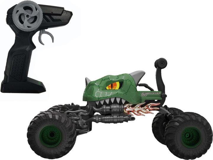 Lexibook CROSSLANDER Dino - Remote controlled vehicle, rechargeable, high front axle, light effects