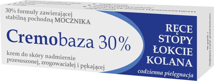 Actual product image Cremobaza 30% - Urea cream for excessively dry keratinised and cracking skin 30g (1 x)
