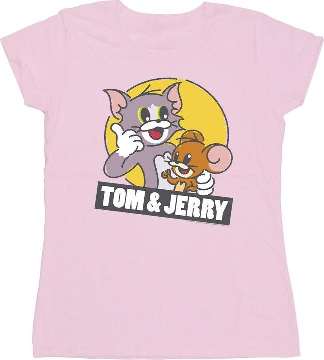 Tom & Jerry Sketch Logo TShirt (S)