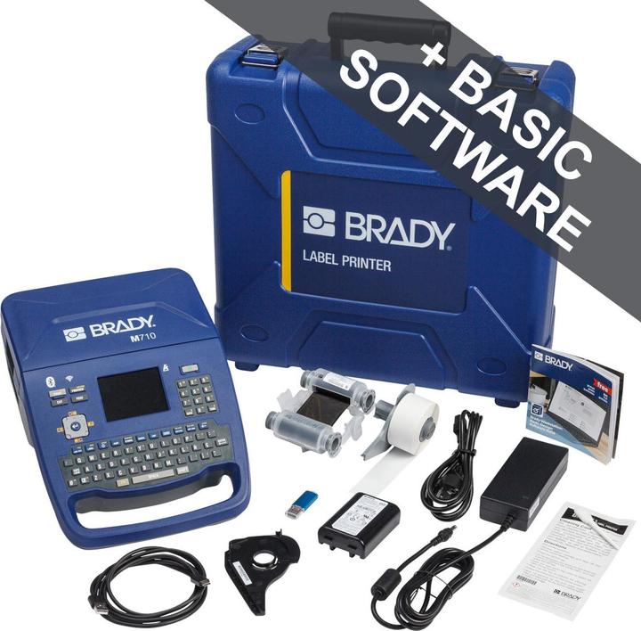 Produktbild Brady M710-WB-QWERTZ, M710 Etikettendrucker, mobiler Thermotransfer-Drucker, QWERTZ-Tastatur, PC