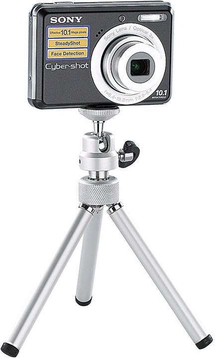 Produktbild Somikon 2-mal: Mini-Teleskop-Stativ aus Aluminium für Kompakt-Kameras