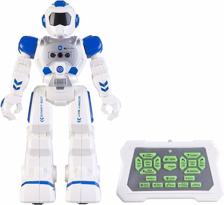 Produktbild Playtastic 2-mal: Ferngesteuerter Spielzeug-Roboter mit Sound-Effekten, programmierbar