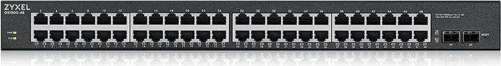 Actual product image Zyxel GS1900 Series GS1900-48HPv2 - Switch - smart - 48 x 10/100/1000 (24 PoE+) + 2 x Gigabit SF... (48 Ports)