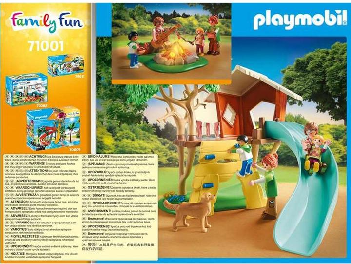 Actual product image Playmobil Adventure tree house with slide (71001, Playmobil Family Fun)
