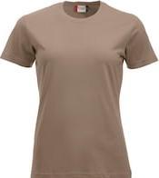 Actual product image Clique Ladies T-Shirt Classic-T 029361, cotton, warning green, size L (L)