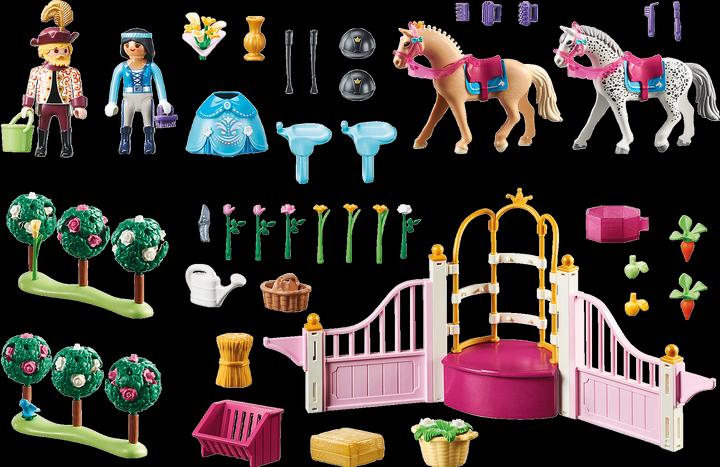 Actual product image Playmobil Riding lessons in the stable (70450, Playmobil Princess)