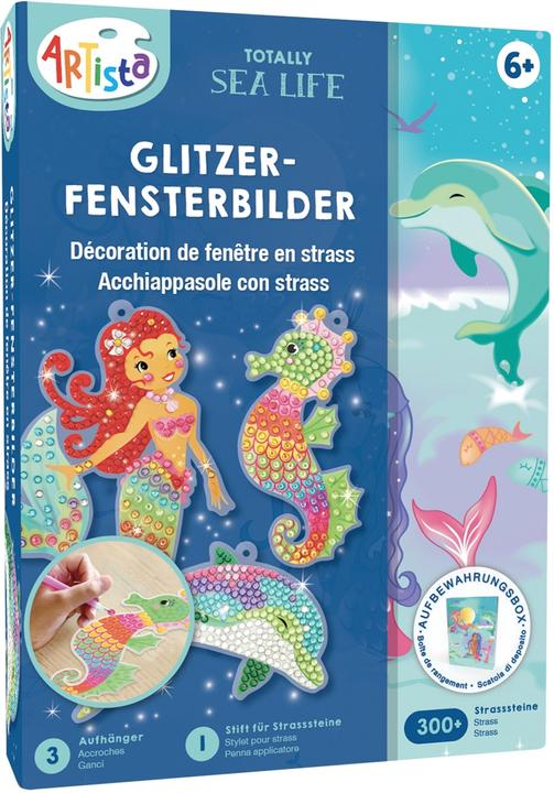 Produktbild Artista Glitzer-Fensterbilder Unterwasserwelt