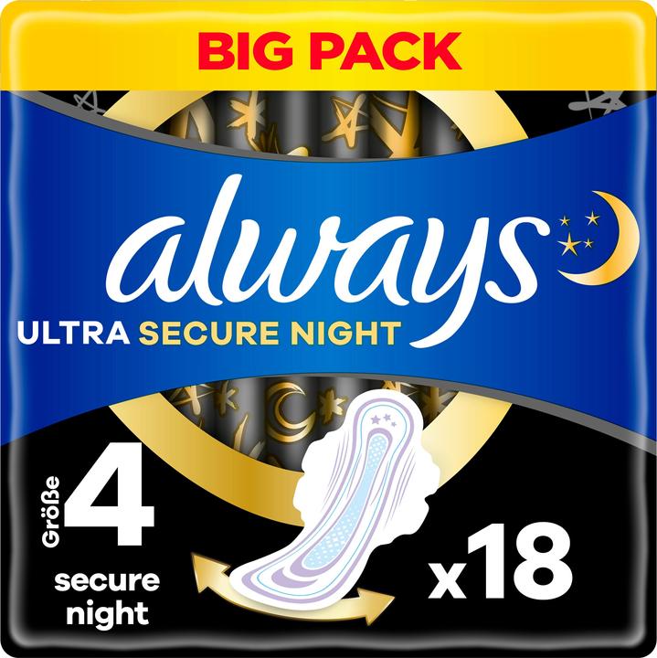 Actual product image Always Ultra Secure Night (18 x)