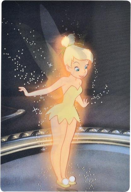 Actual product image Disney Tinkerbell postcard above the mirror lenticular (1 pcs.)