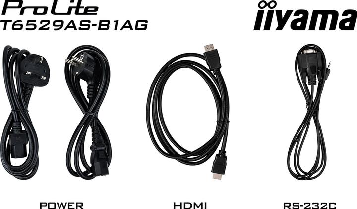 Produktbild iiyama LFD ProLite T6529AS-B1AG (3840 x 2160 Pixel, 64.50")