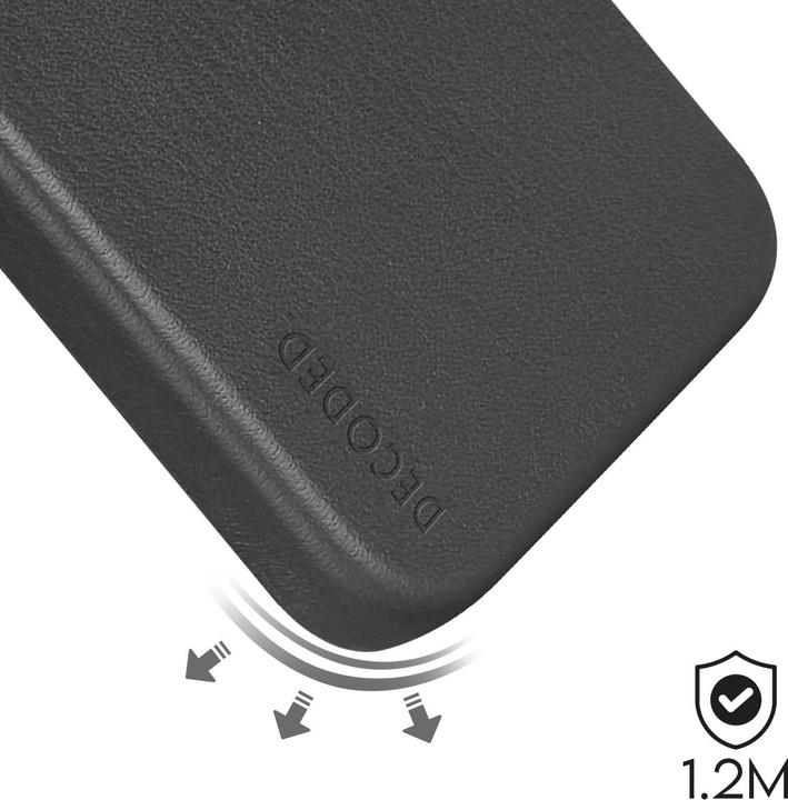 Actual product image Decoded Leather Magsafe Backcover (Apple iPhone 15 Pro)