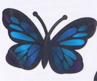 Produktbild Totum Metallische Tattoos - Schmetterlinge