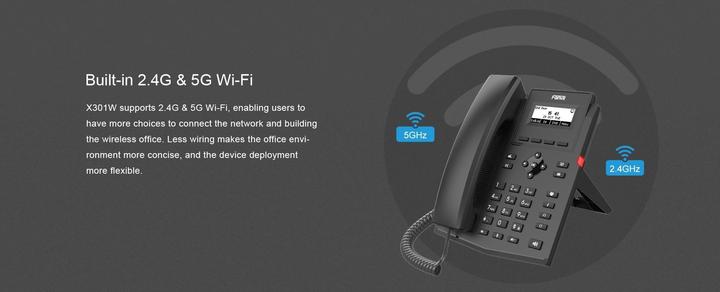 Produktbild Fanvil IP Telefon X301W schwarz