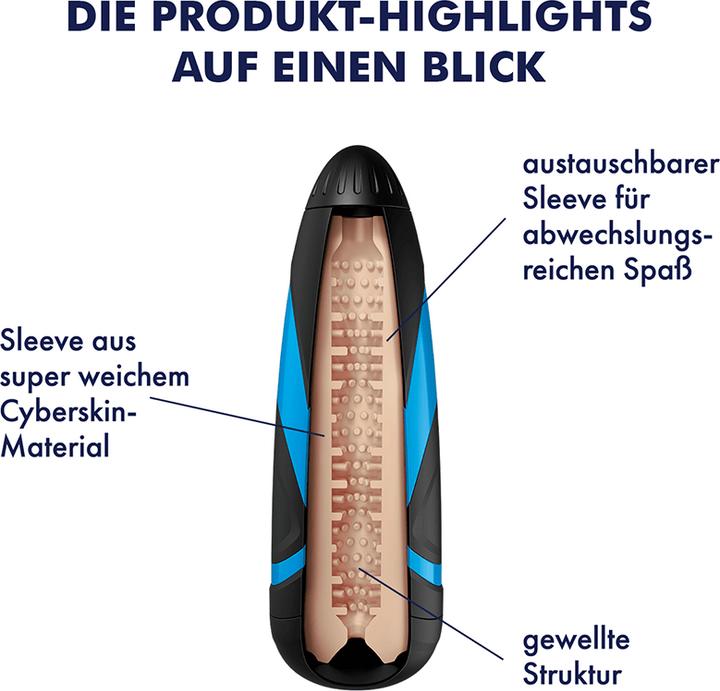 Image du produit Satisfyer Manches d'homme Ondes crépues
