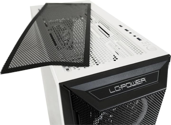 Image du produit LC-Power Boîtier Gaming 805BW Holo-1 X RGB noir/blanc retail (E-ATX, ATX, mATX, Mini-ITX)