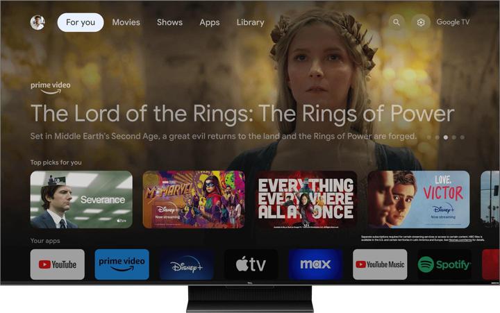 Actual product image TCL TV 50C809 (50", QLED, 4K, 2023)
