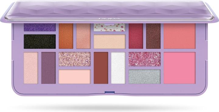 Actual product image Pupa Milano Palette L 3D Effects (Purple)