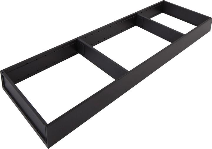 Image du produit Blum Ambia-Line Cadre de tiroir large - 622x200x50mm, acier noir carbone mat