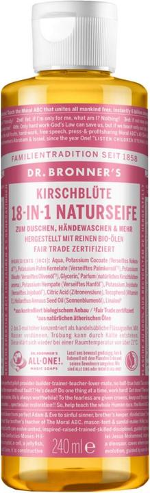 Actual product image Dr. Bronner's Cherry Blossom (Liquid soap, 240 ml)