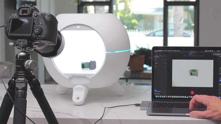 Actual product image Orangemonkie Foldio360 Smart Dome (Recording box)