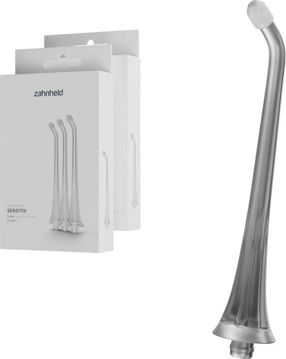 Zahnheld Ersatzdüse Sensitiv 6x Weiss (Mundduschenaufsätze)