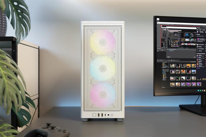Image du produit Corsair iCUE 2000D RGB AIRFLOW Blanc (Mini-ITX)